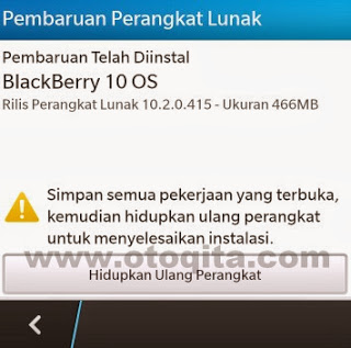 Cara Update BlackBerry OS 10